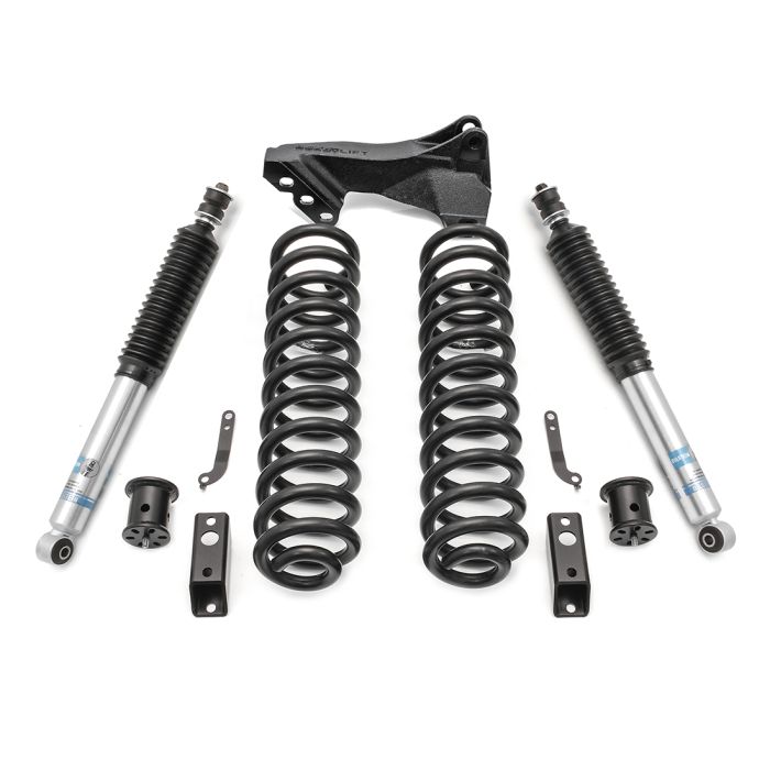 2.5" Coil Spring Front Lift Kit W/Bilstein Shocks - Ford Super Duty Diesel 4WD 2017-2019
