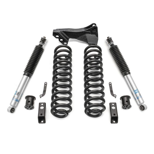 2.5" Coil Spring Front Lift Kit W/Bilstein Shocks - Ford Super Duty Diesel 4WD 2017-2019