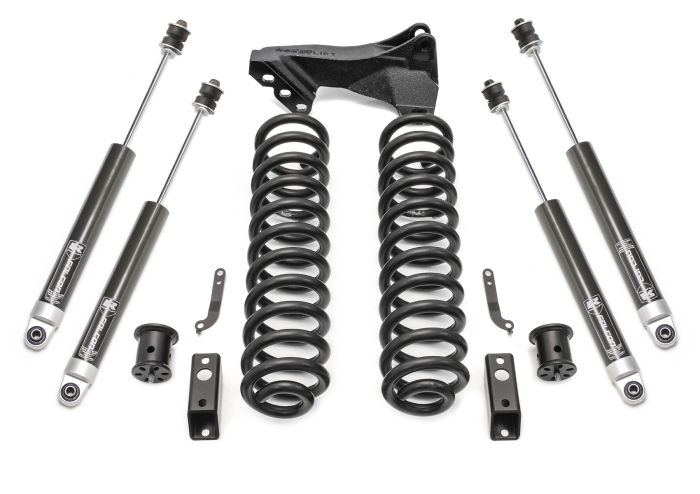 2.5" Coil Spring Front Lift Kit W/Falcon 1.1 Monotube Shocks Front/Rear - Ford Super Duty Diesel 4WD 2011-2016