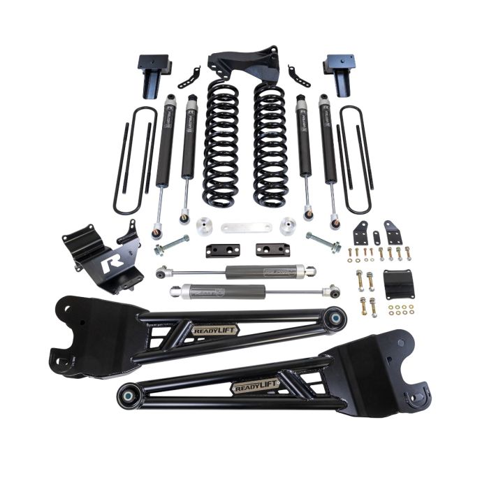 4" COIL SPRING LIFT KIT WITH FALCON SHOCKS AND RADIUS ARMS - 2023-2025 FORD SUPER DUTY F250/F350 4WD