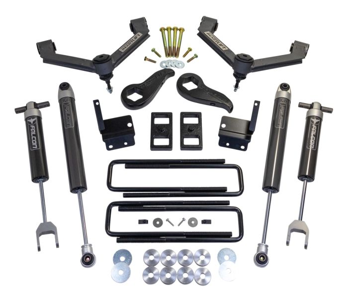 3'' SST Lift Kit With Fabricated Control Arms And Falcon 1.1 Monotube Shocks- GM Silverado / Sierra 2500HD/3500HD 2020-2025