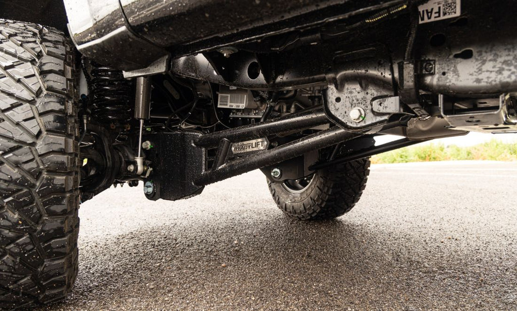 4" COIL SPRING SUSPENSION SYSTEM WITH FALCON MAX3.3 SHOCKS AND RADIUS ARMS - 2023-2025 FORD SUPER DUTY F250/F350 4WD